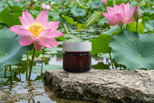 Blushing Lotus CO₂ Wax — Nelumbo nucifera | Pure Wax | India