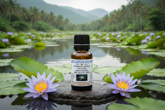 Blue Lotus CO₂ Wax Vietnamese lotus showcase
