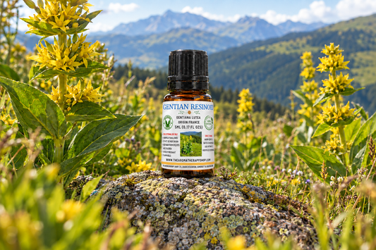 Gentian Resinoid revised label