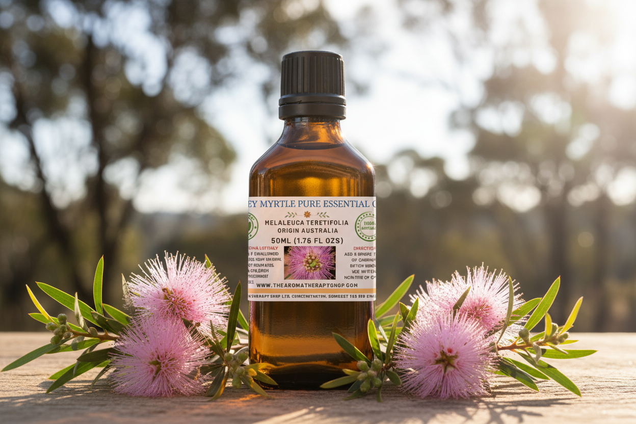 Honey Myrtle Pure Essential Oil 50ml Product Photography