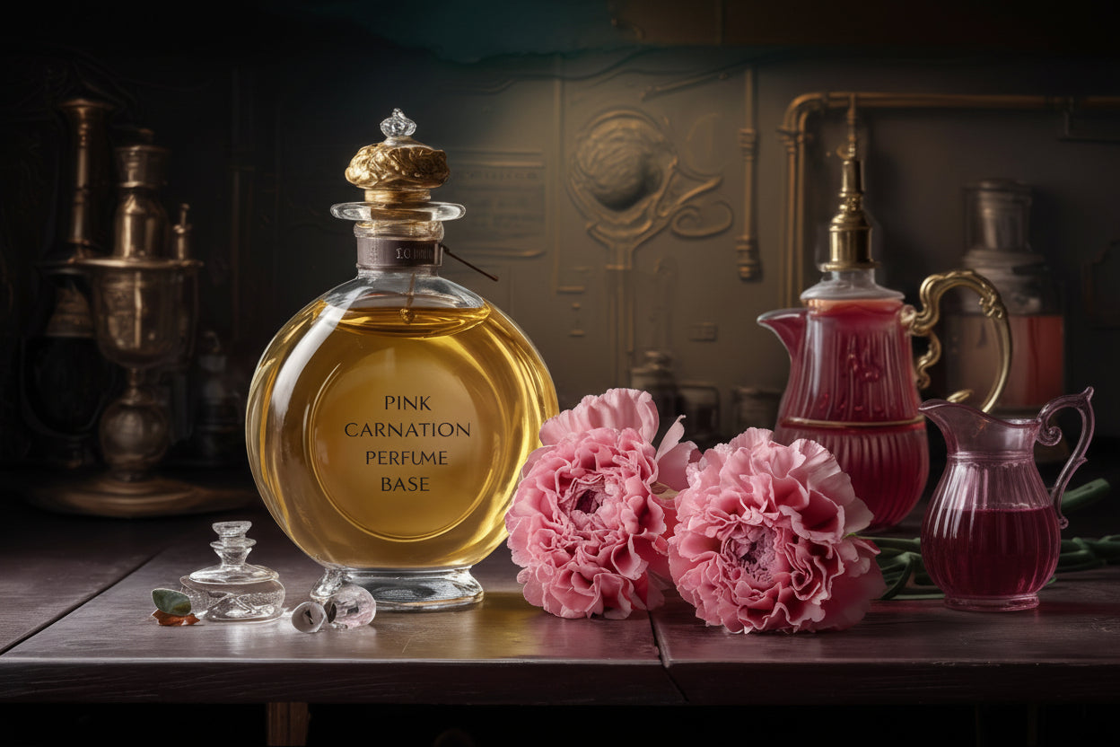 Pink Carnation Perfume Base / Warm Spicy, clove-like aroma with Vanilla hints