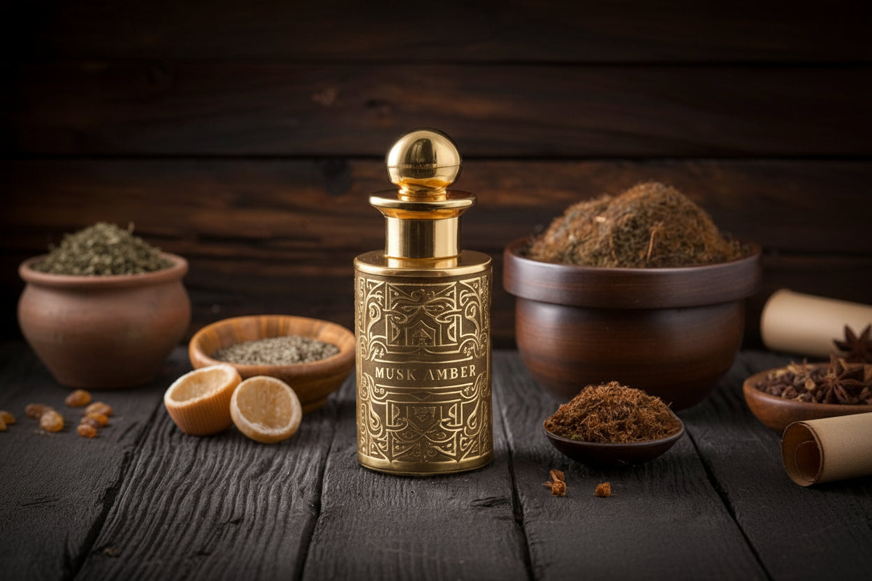 Timeless Musk & Amber Natural Perfume - Alcohol Free