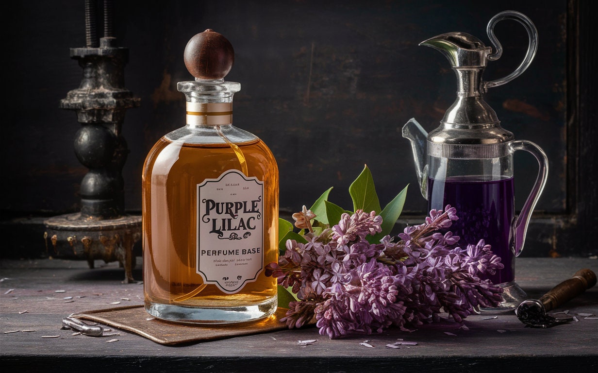 Purple Lilac Perfume Base / Rich and Intensely Floral