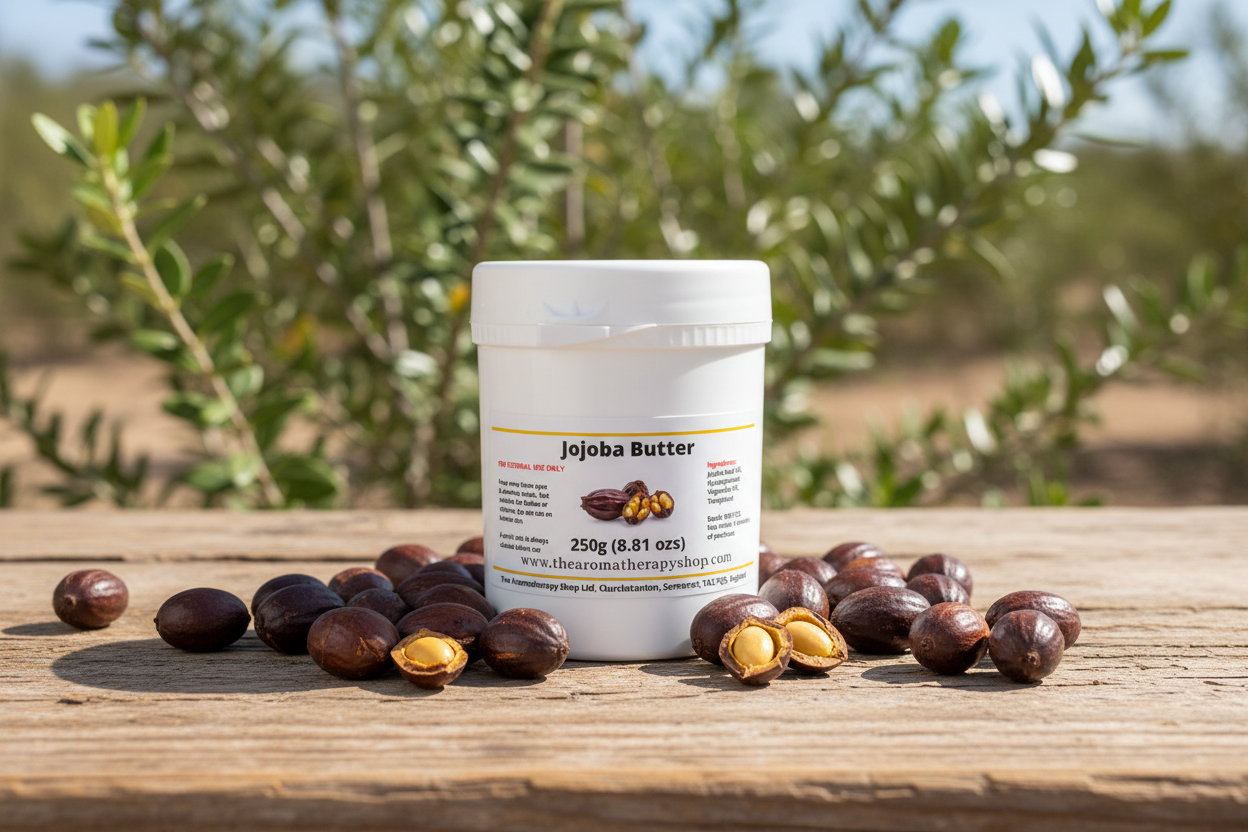 Jojoba Butter 250g pot - matching aloe vera butter pot style