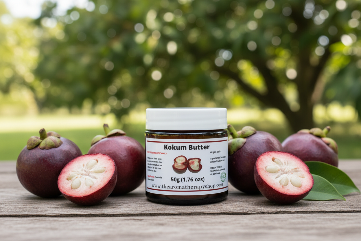 Kokum Butter 50g jar with smooth plain white cap