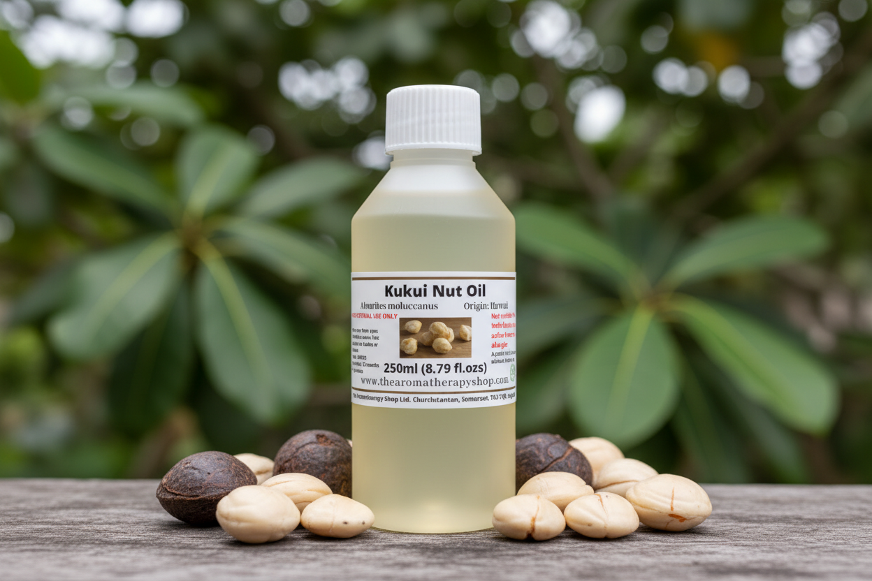 Kukui Nut Oil product photography