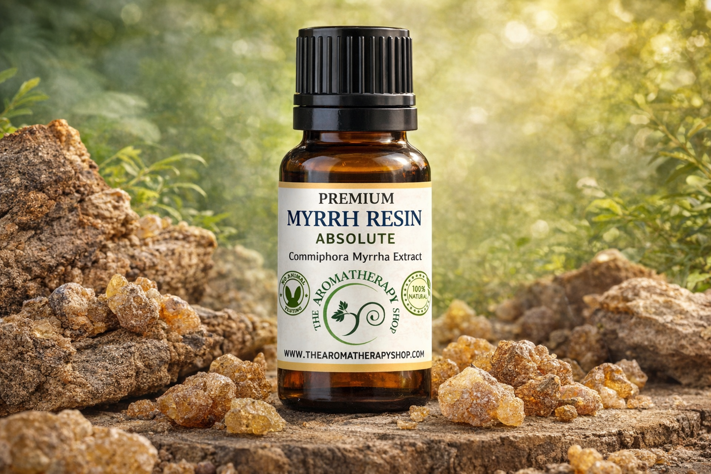 Premium Myrrh Resin Absolute - Commiphora Myrrha Extract | Perfumery Grade
