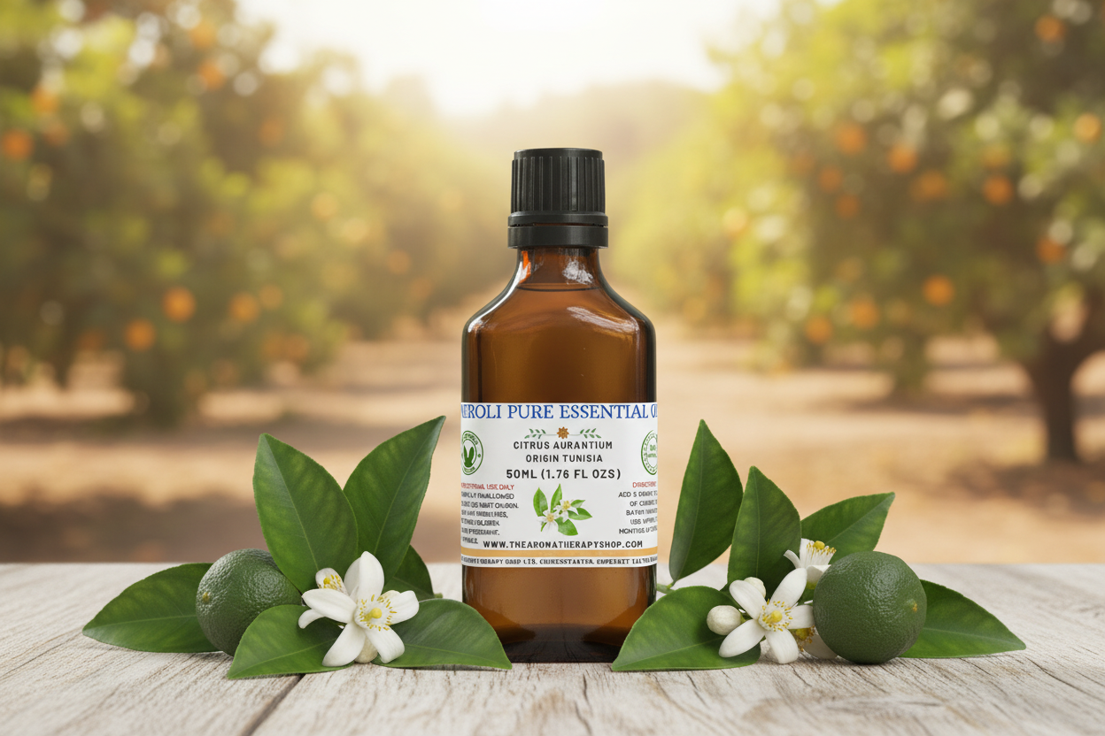 Neroli Pure Essential Oil 50ml Tunisia Outdoor Showcase