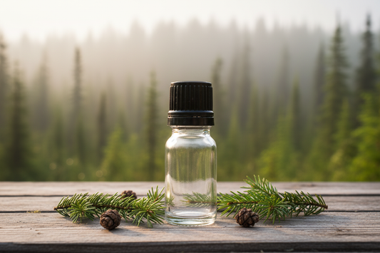 Picea Mariana Clear Glass Outdoor Showcase
