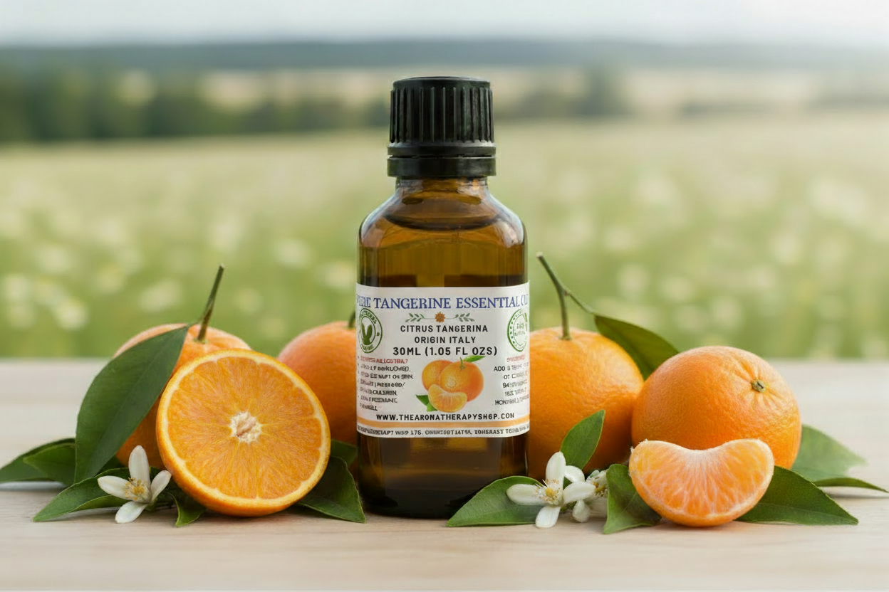 Pure Tangerine Essential Oil 30ml - Label Only Swap