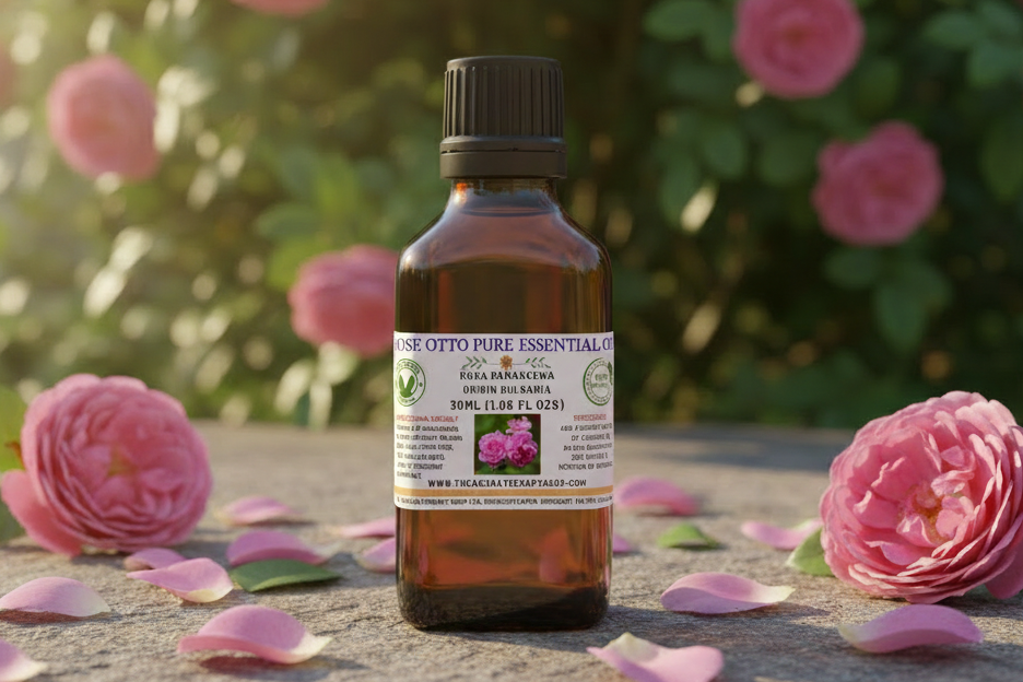 Rose Otto Essential Oil 30ml - Correct Label Reference