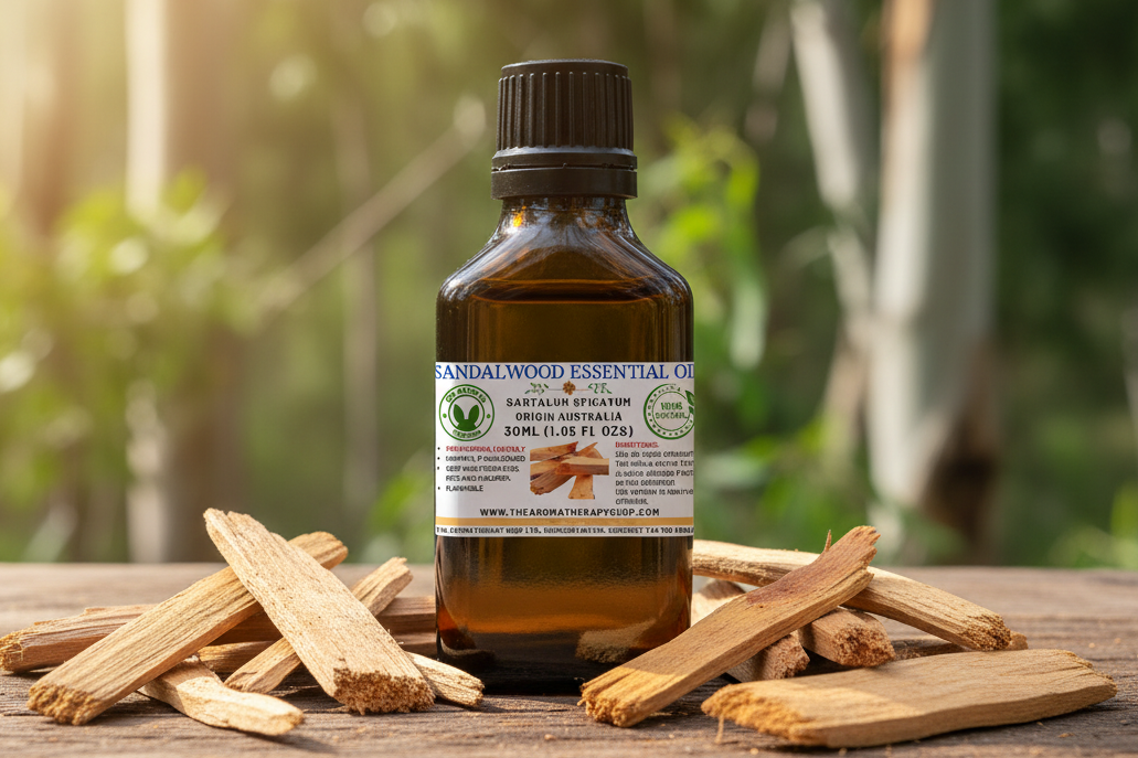 Sandalwood Essential Oil 30ml Showcase