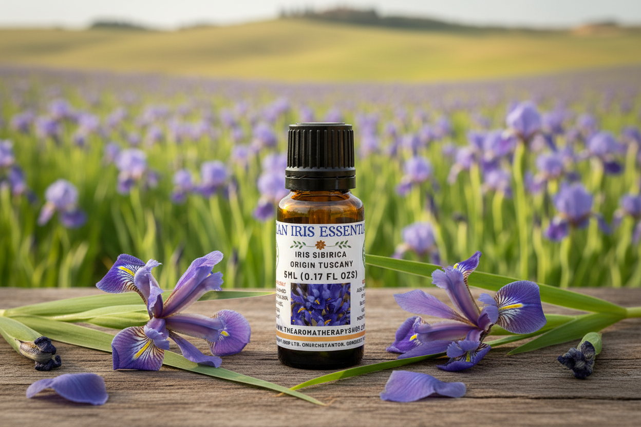 Siberian Iris 5ml Essential Oil Showcase - Complete Label