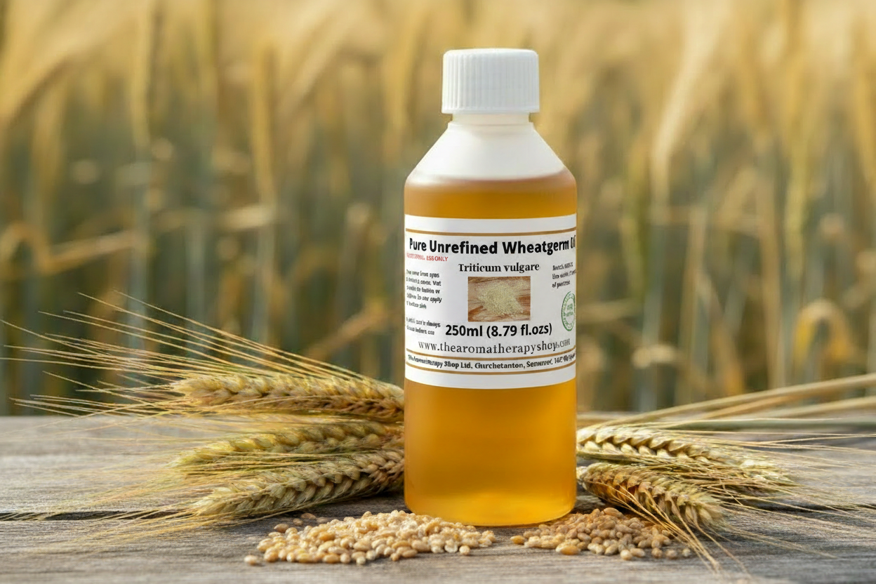 Wheatgerm Oil 250ml with single label corrected