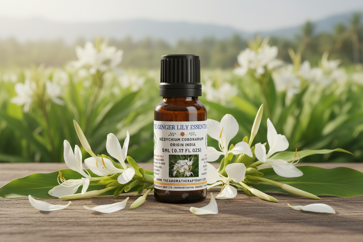 White Ginger Lily 5ml Essential Oil Showcase