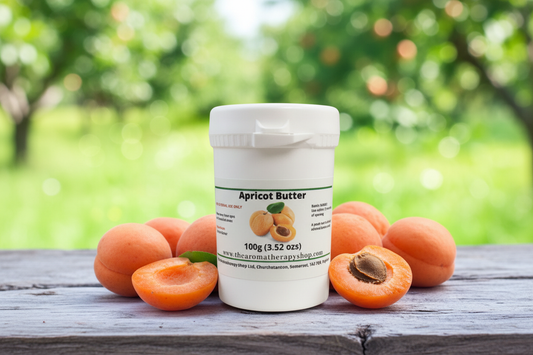 100g Apricot Butter pot with apricots in front