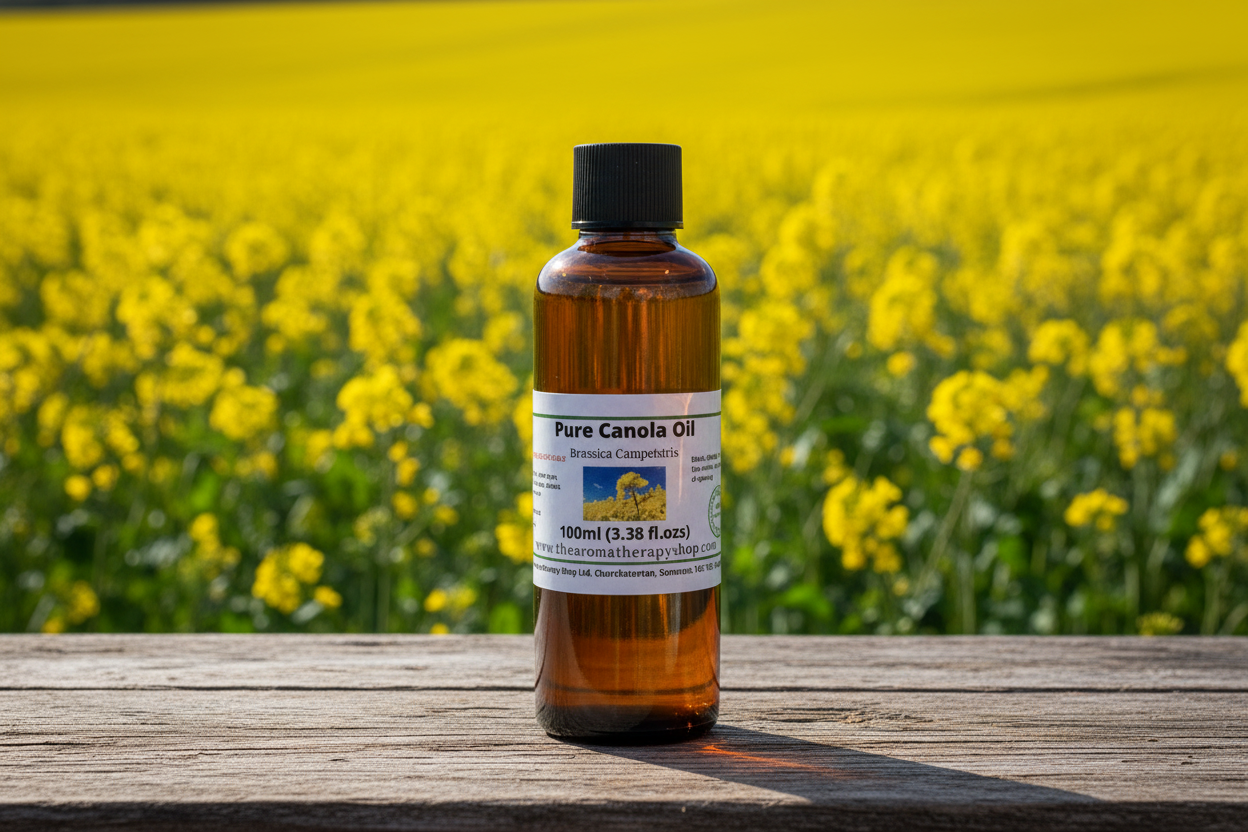 100ml Canola Oil with Sharp Canola Background