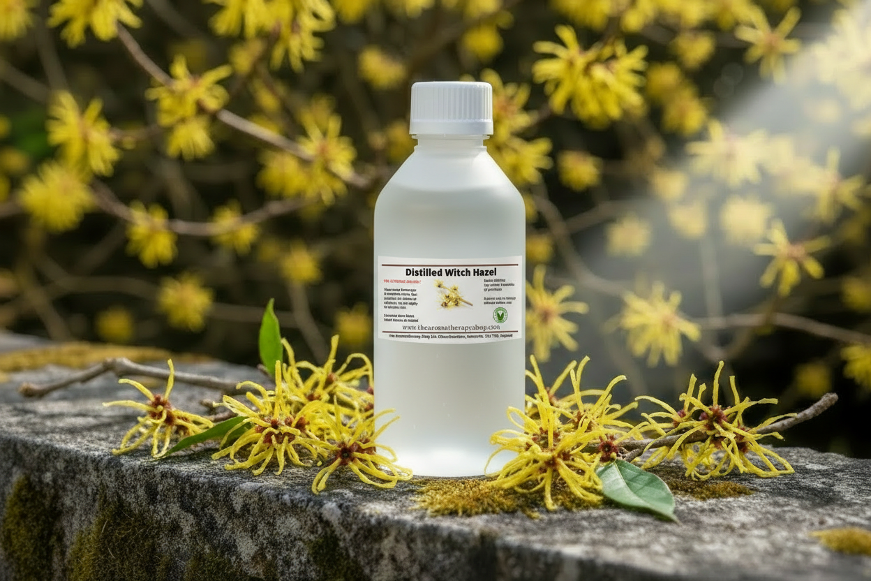 250ml Distilled Witch Hazel with correct frosted HDPE bottle