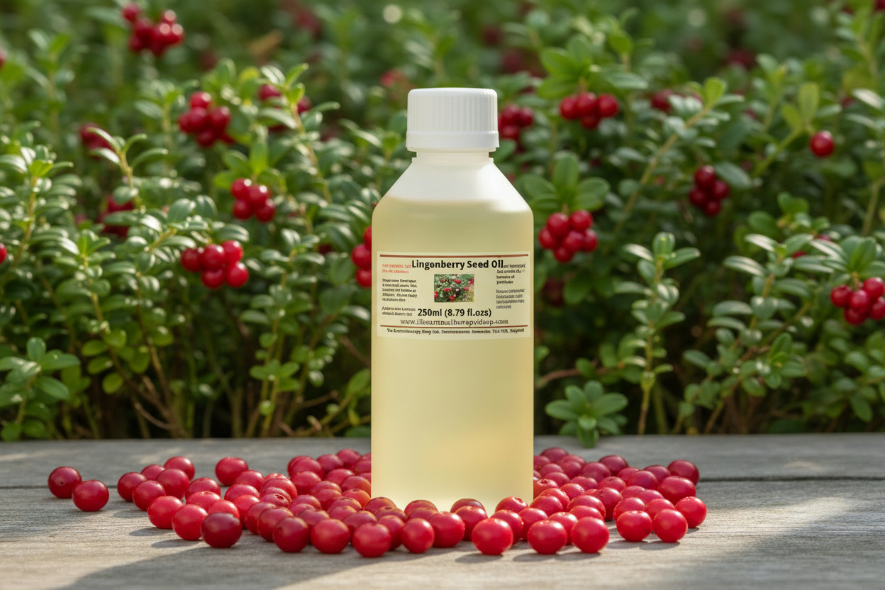 250ml Lingonberry Seed Oil with correct label title