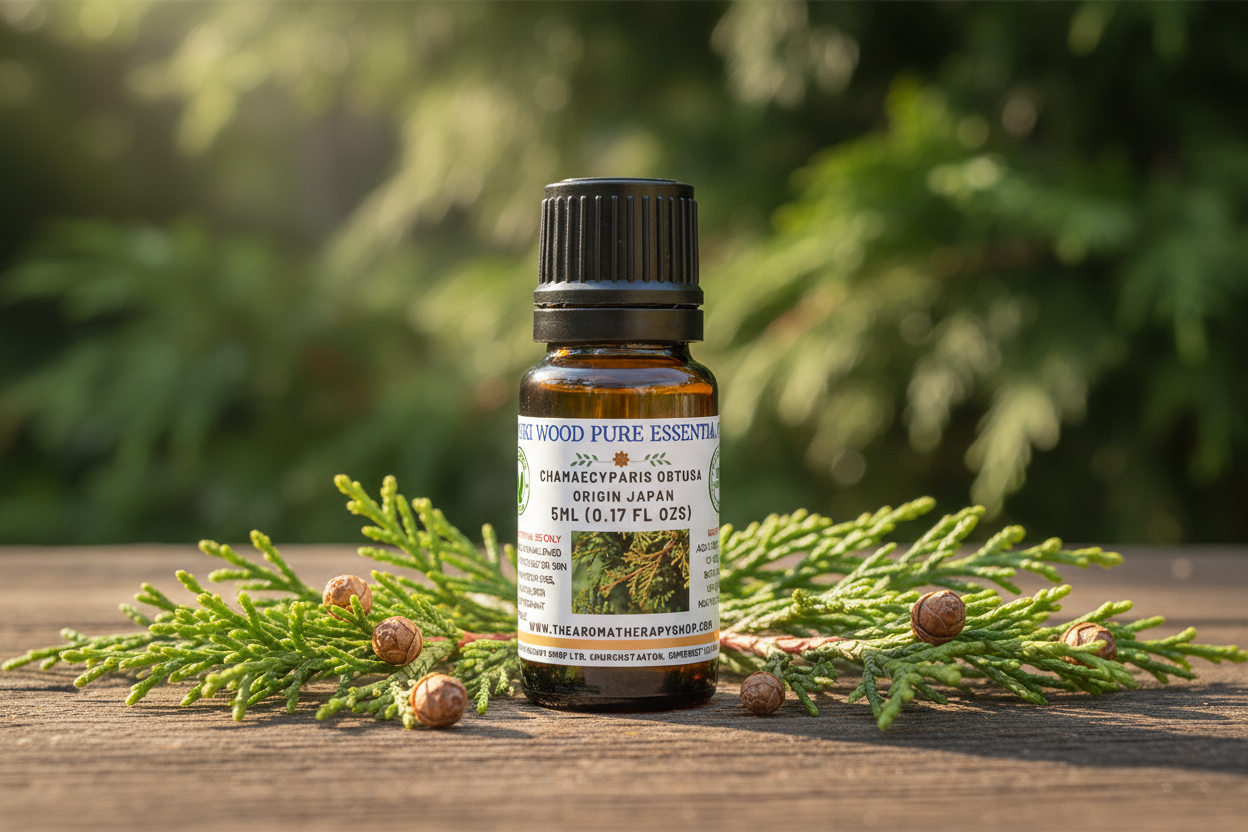 5ml Hinoki Wood Essential Oil Outdoor Showcase