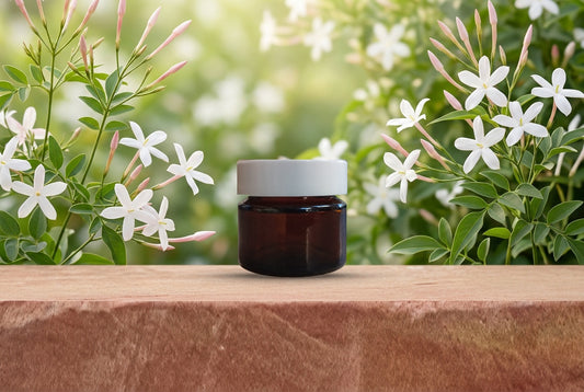 Royal Jasmine Bloom CO₂ Wax — Jasminum grandiflorum | Pure Wax | India
