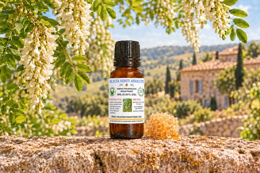 Acacia Honey rebuilt label layout