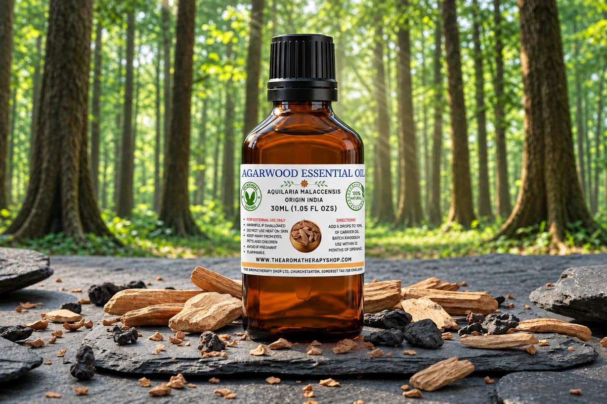 Agarwood 30ml bottle with replacement label