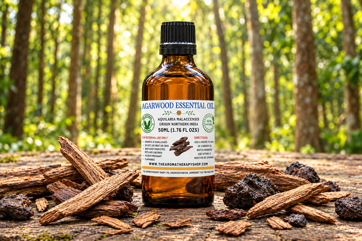 Agarwood 50ml bottle with replacement label