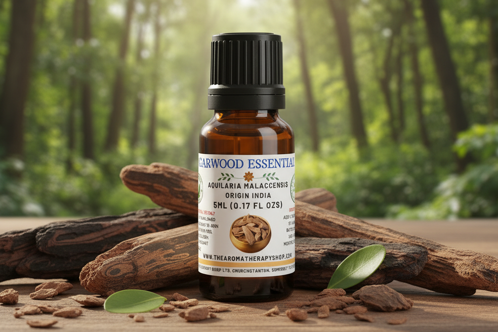 Agarwood 5ml Essential Oil Showcase - Complete Label
