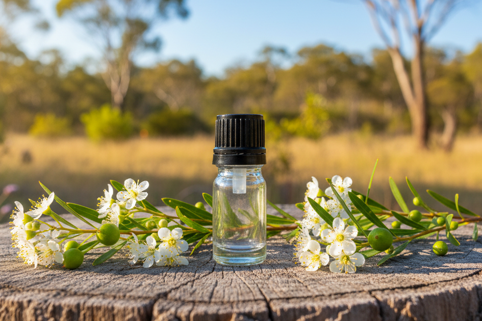 Agonis Fragrans Fragonia Australian Bushland Tree Stump 1ml Bottle Showcase