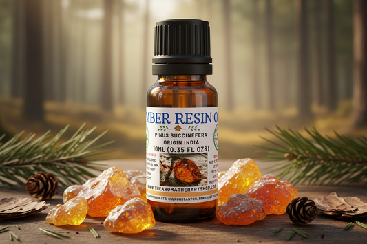 Amber Resin Oil 10ml - 7cm x 2.5cm bottle