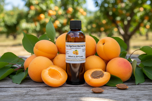 Apricot Kernel Oil 100ml - Outdoor Orchard Setting