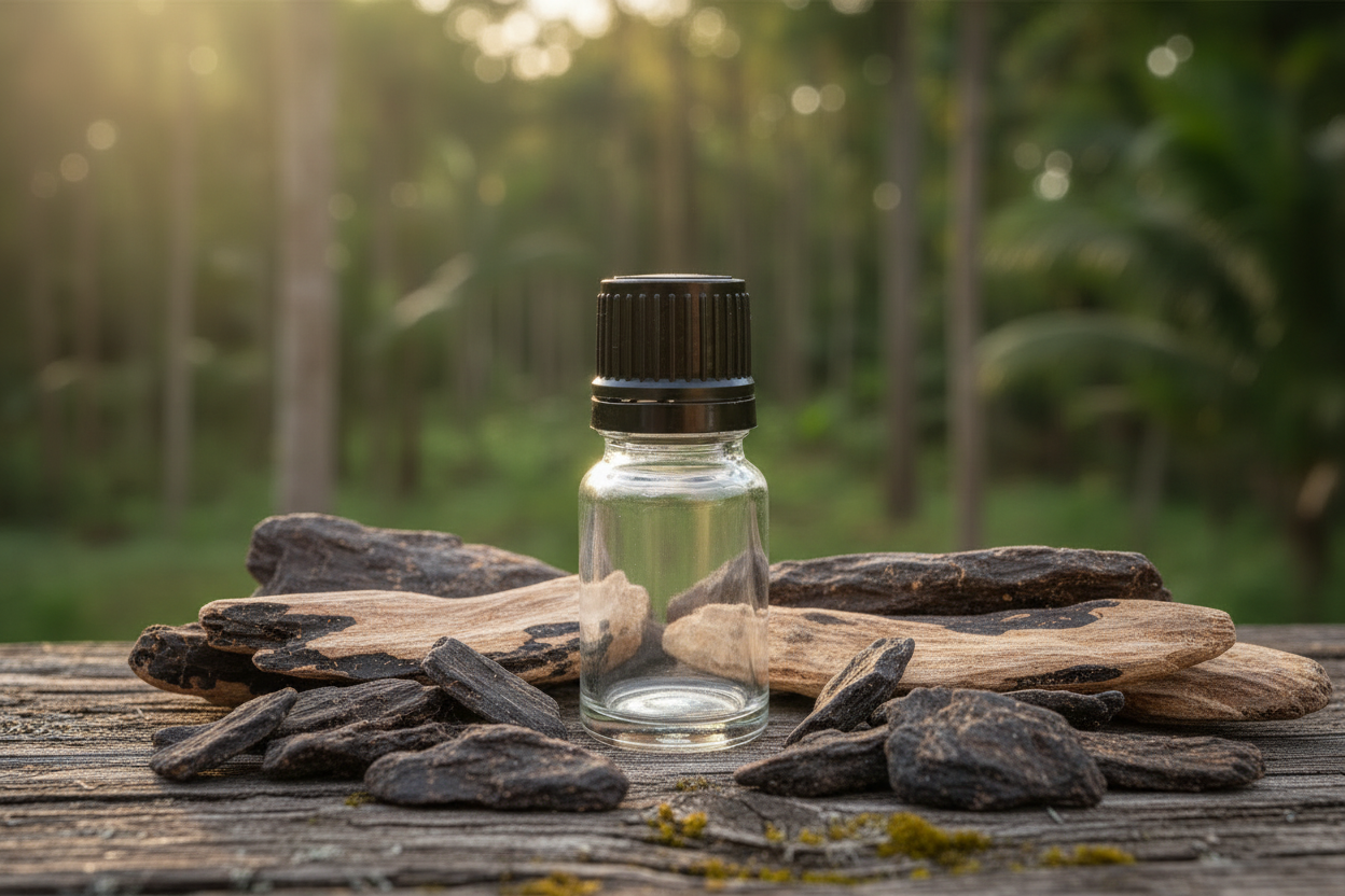 Aquilaria Malaccensis Oud — Empty Bottle Scene