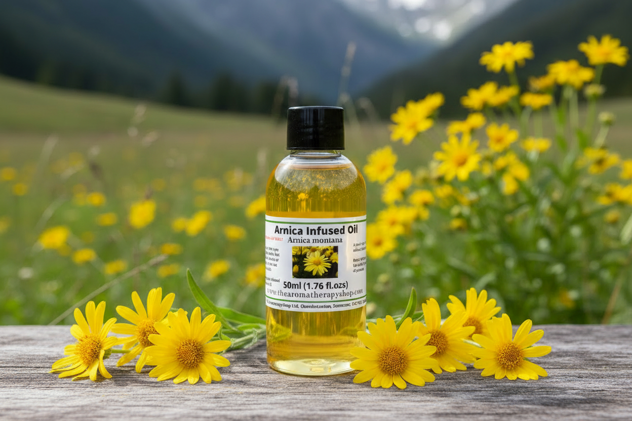 Arnica Infused Oil 50ml with updated bottle - filled to top