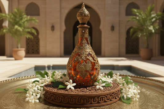 Bakul Flower Attar with same bottle, no fountain