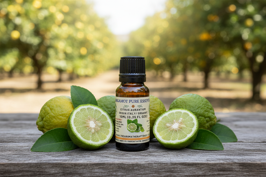 Bergamot FCF Pure Essential Oil outdoor photograph