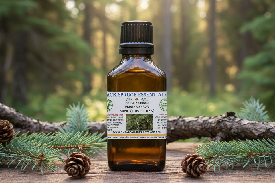Black Spruce Essential Oil 30ml Showcase