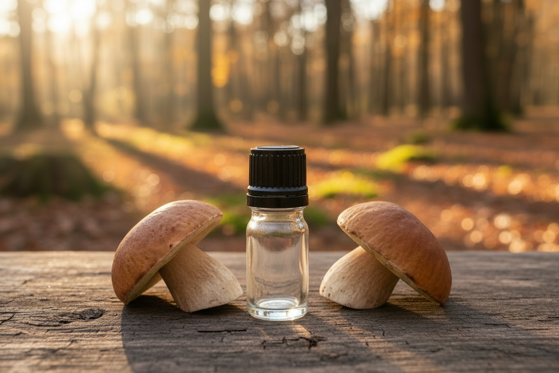 Boletus Edulis Whole Mushrooms Woodland Showcase