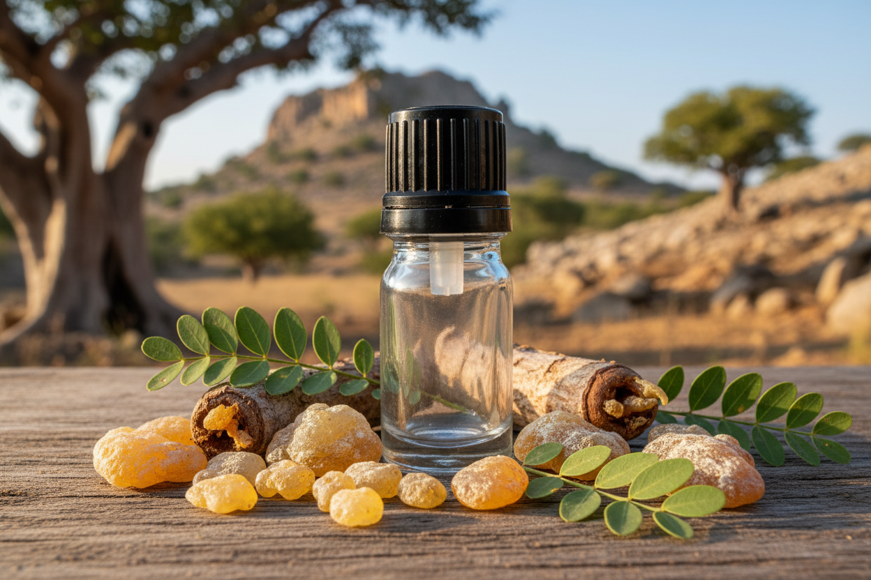 Boswellia Carterii Frankincense No Flowers Somali Highland 1ml Bottle Showcase