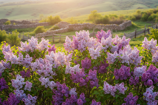 Bulgarian Lilac Blossom Wild Scene