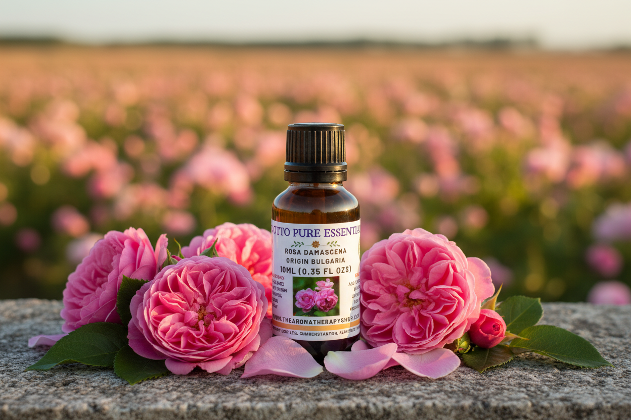 Bulgarian Rose Otto Pure Essential Oil 10ml Outdoor Showcase
