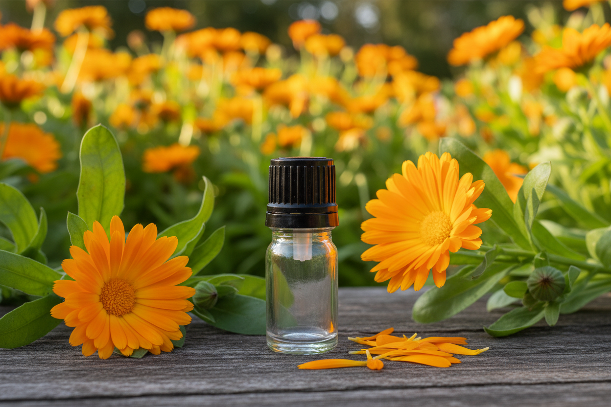 Calendula Officinalis Cottage Garden 1ml Bottle Showcase