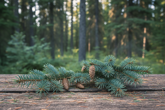 Canadian Blue Hemlock — Picea glauca Natural Scene