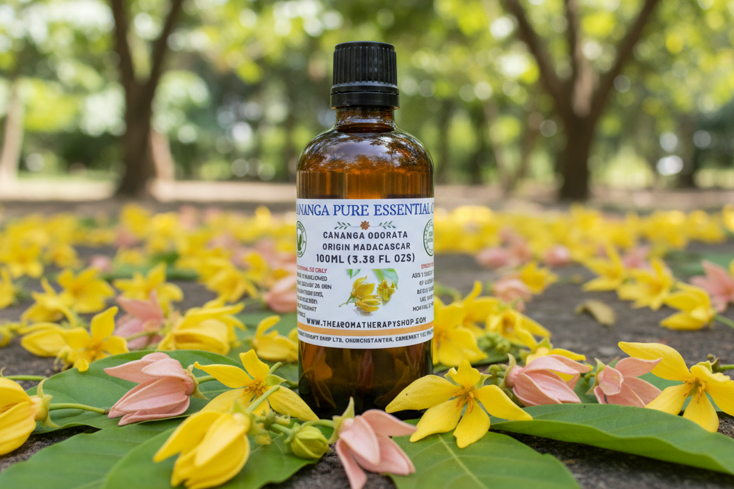 Cananga 100ml Essential Oil - Yellow and Pink Flowers