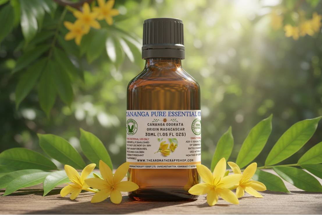 Cananga Essential Oil 30ml Professional Product Photography
