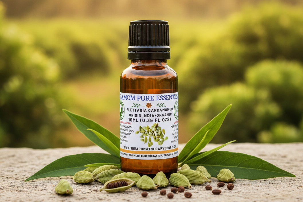Cardamom Pure Essential Oil 10ml Outdoor Showcase