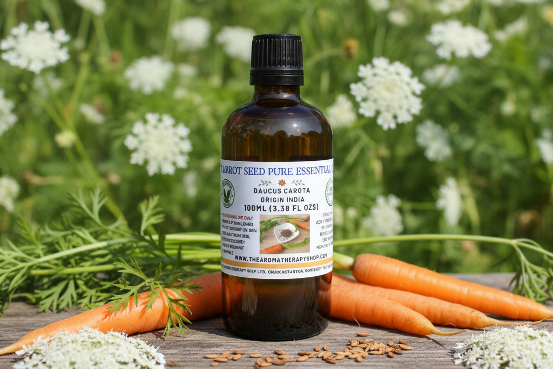 Carrot Seed Pure Essential Oil 100ml Showcase