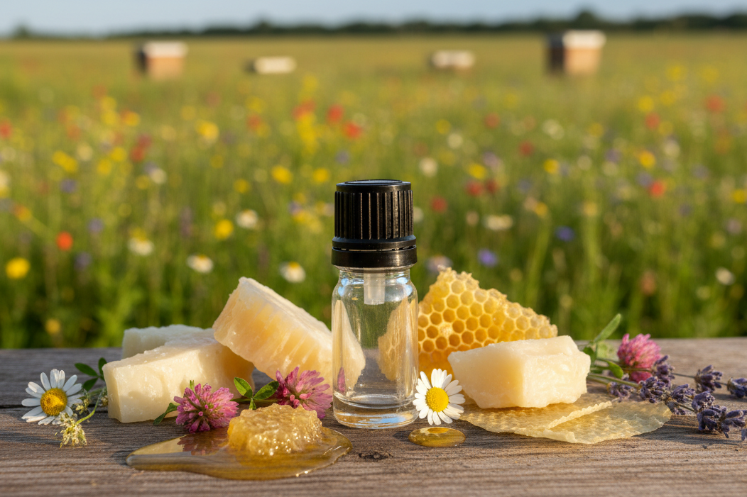 Cera Alba Beeswax English Meadow 1ml Bottle Showcase