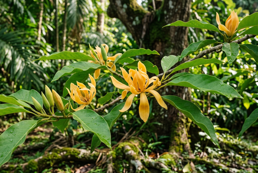 Champaca Gold CO₂ Wax natural yellow magnolia showcase
