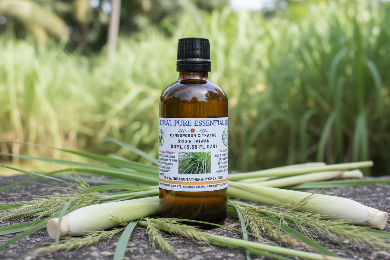 Citral 100ml Essential Oil - Clear Text